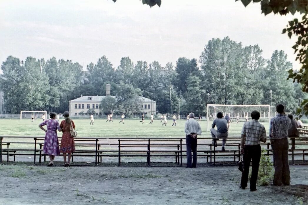 Стадион завода «Светлана», 1975 год. СССР