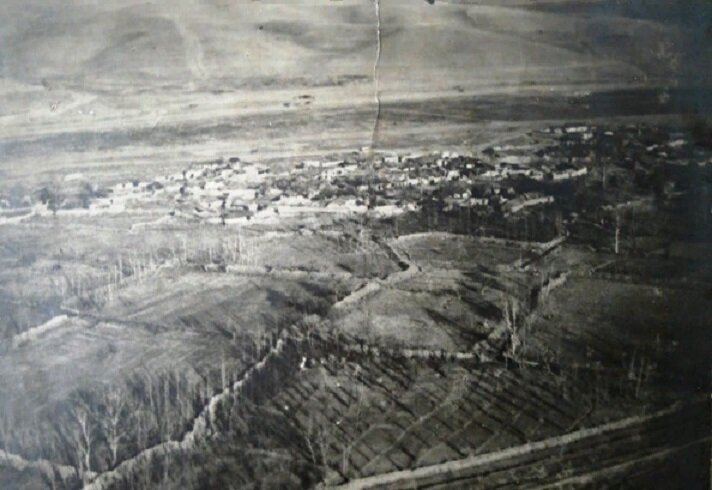 Вид на Душанбе в 1920-е годы.