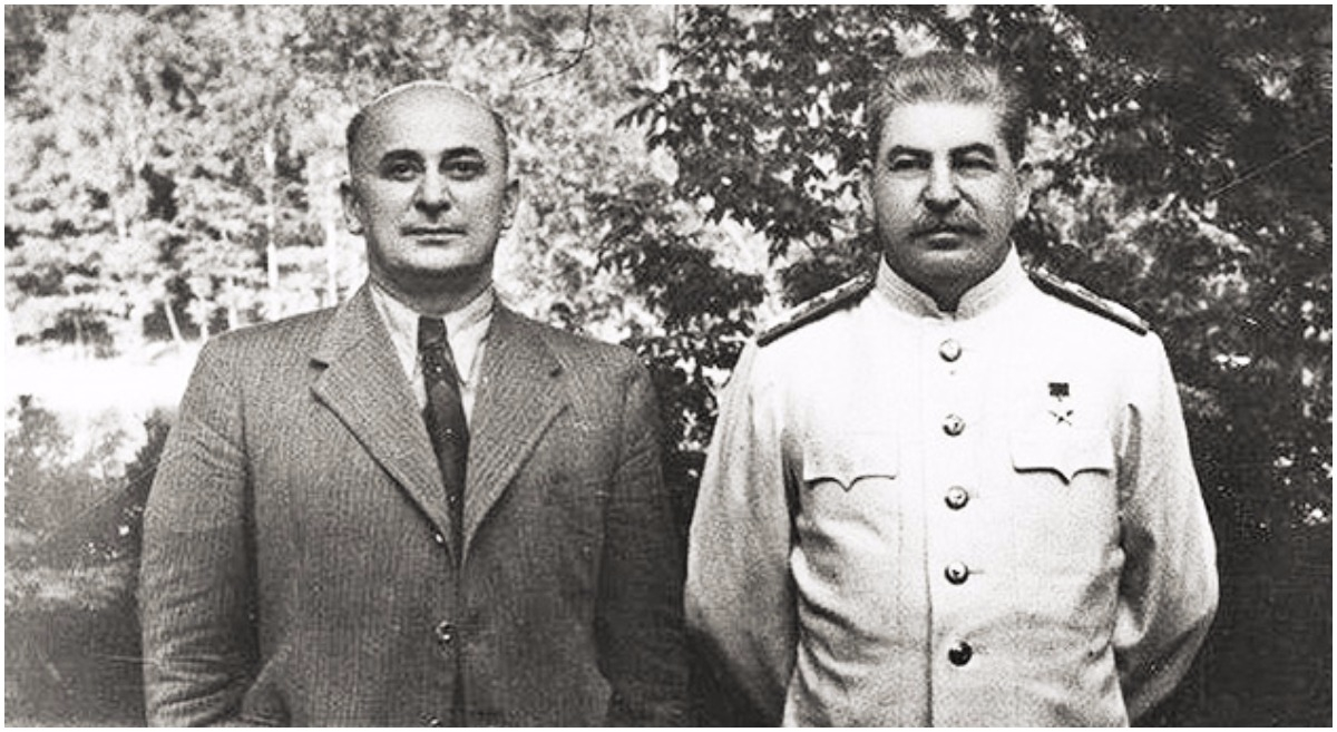 Берия и Сталин 