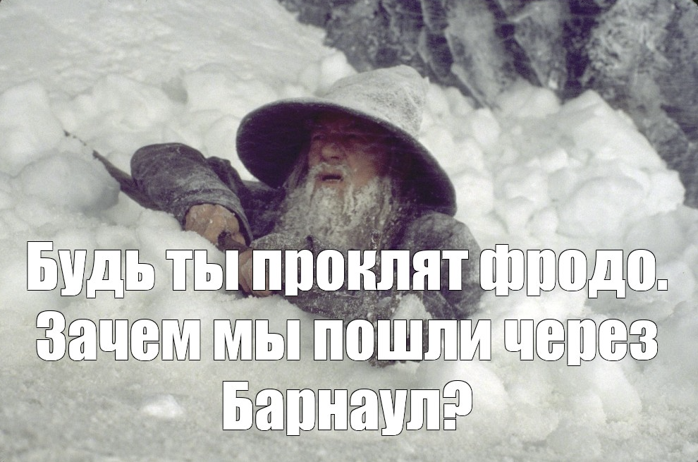 Пойдем через 20 минут. Гэндальф зачем мы пошли через. Гэндальф мемы про снег. Гэндальф в снегу. Фродо зачем мы пошли через.