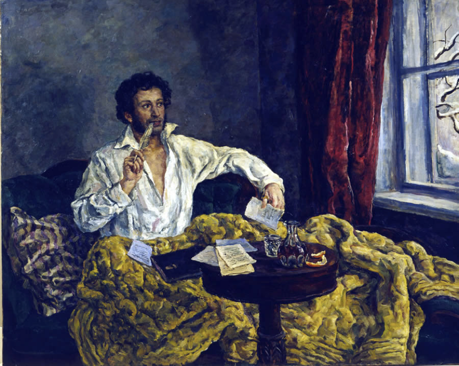 Пётр Кончаловский. Пушкин, сочиняющий стихи. 1932-1944 гг. 