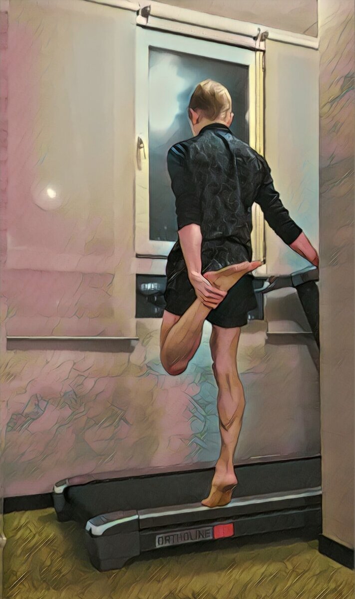 Фото с тренировки автора 