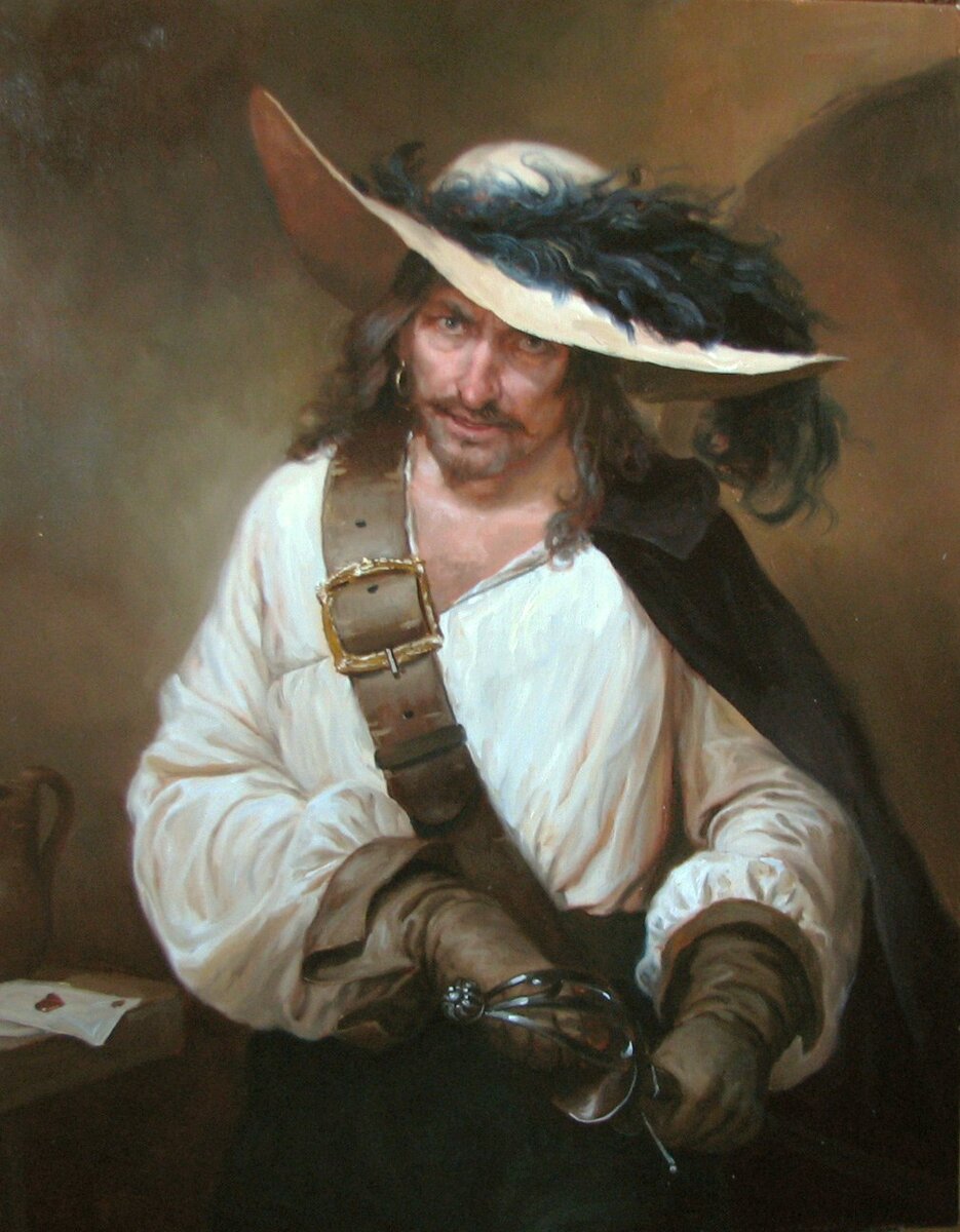 А.А. Шишкин. "Подходи по одному!". Холст, масло. Изображение в свободном доступе в интернете. 