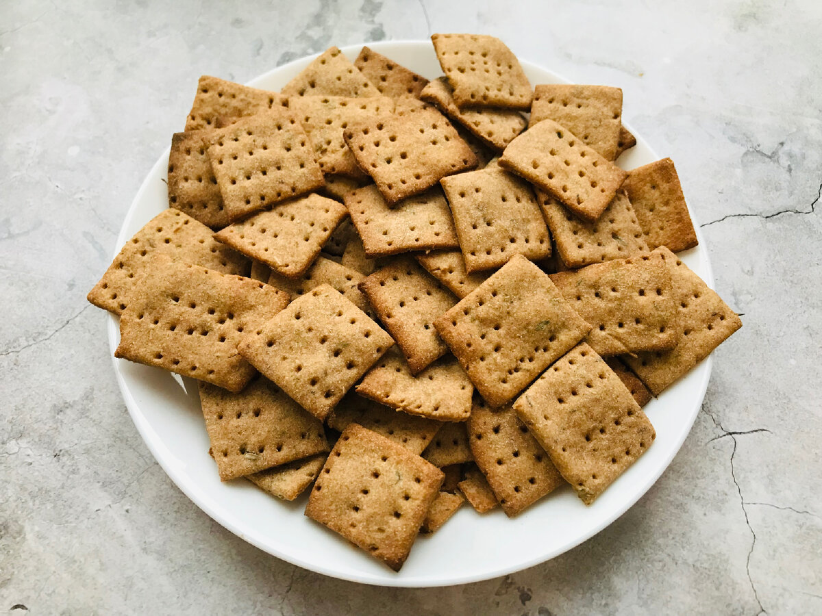 Печенье из ржаной муки постное