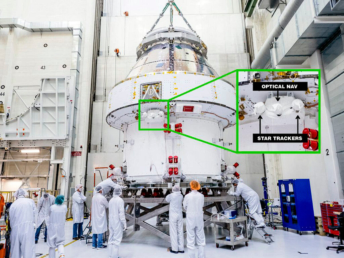 Космический корабль "ОРИОН" во время сборки