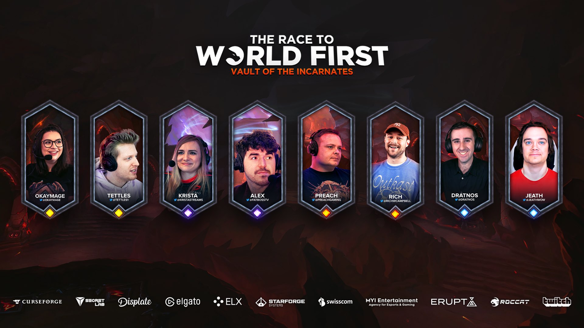 Участники гонки прогресса в WoW: Dragonflight — гильдия Echo, кастеры, стримеры   📷