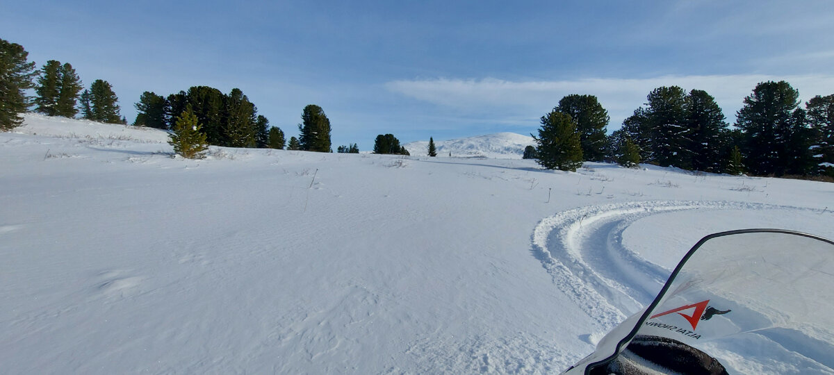 Снегоходный тур на Каракольские озера, ноябрь 2022 г.