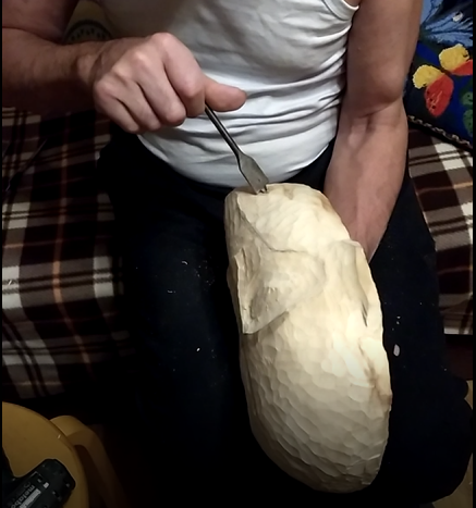 Подбор сверла для устранения коричневого пятна от сучка дерева