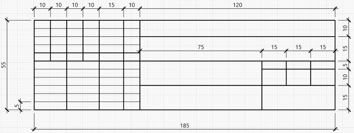 Размеры штампа