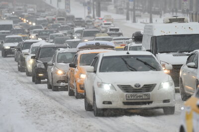    Снегопад в Москве ©Александр Манзюк РИАМО