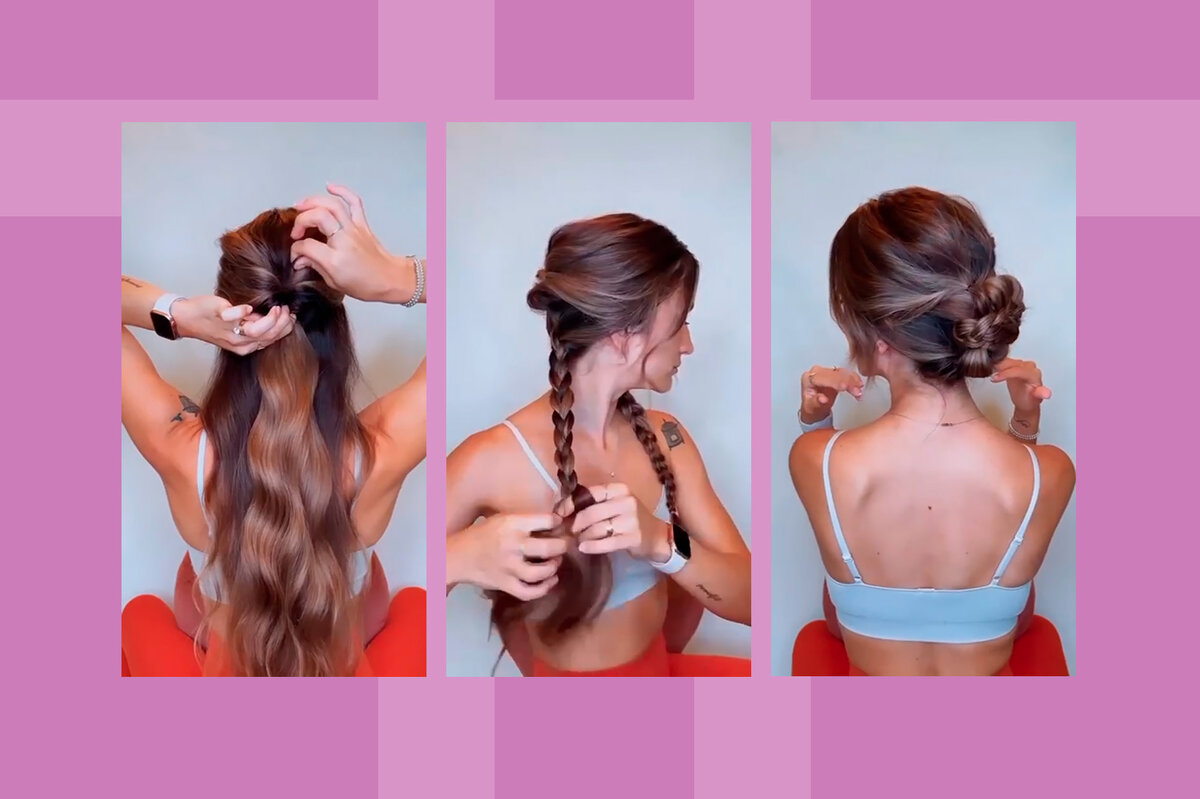     Холеный пучок из кос: ты удивишься, как легко сможешь его повторить