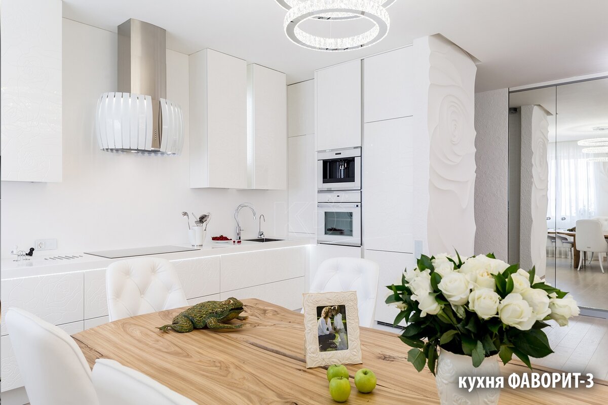 Белые кухни идеальный вариант для создания интерьера в любом стиле!