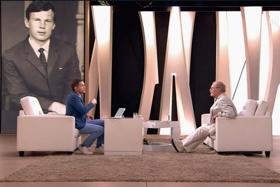     Владимир Гостюхин стал героем передачи "Судьба человека". Скрин видео "Россия-1"