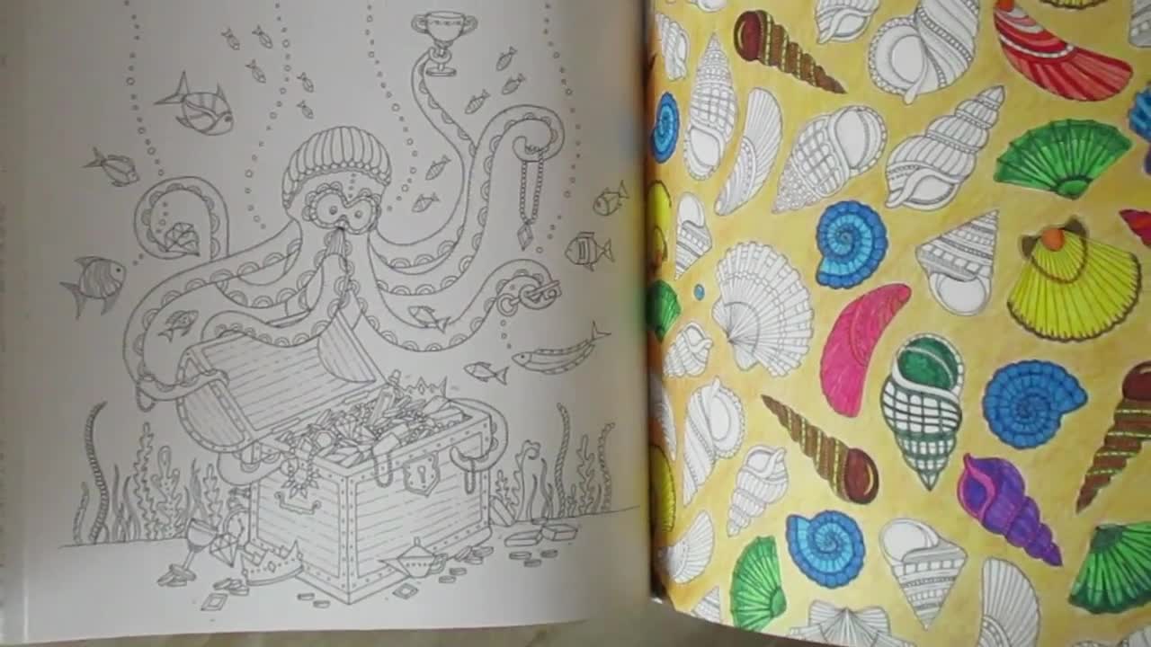 Johanna Basford: Lost Ocean. An Inky Adventure & Colouring Book