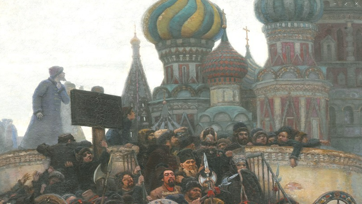 Изборник сказание о мамаевом побоище картина утро стрелецкой казни