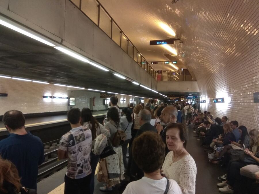В лиссабонском метро