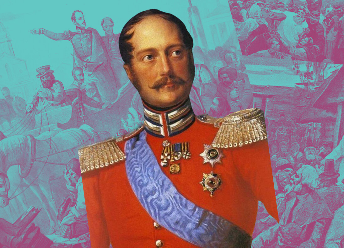 Николай Первый, фотоколлаж