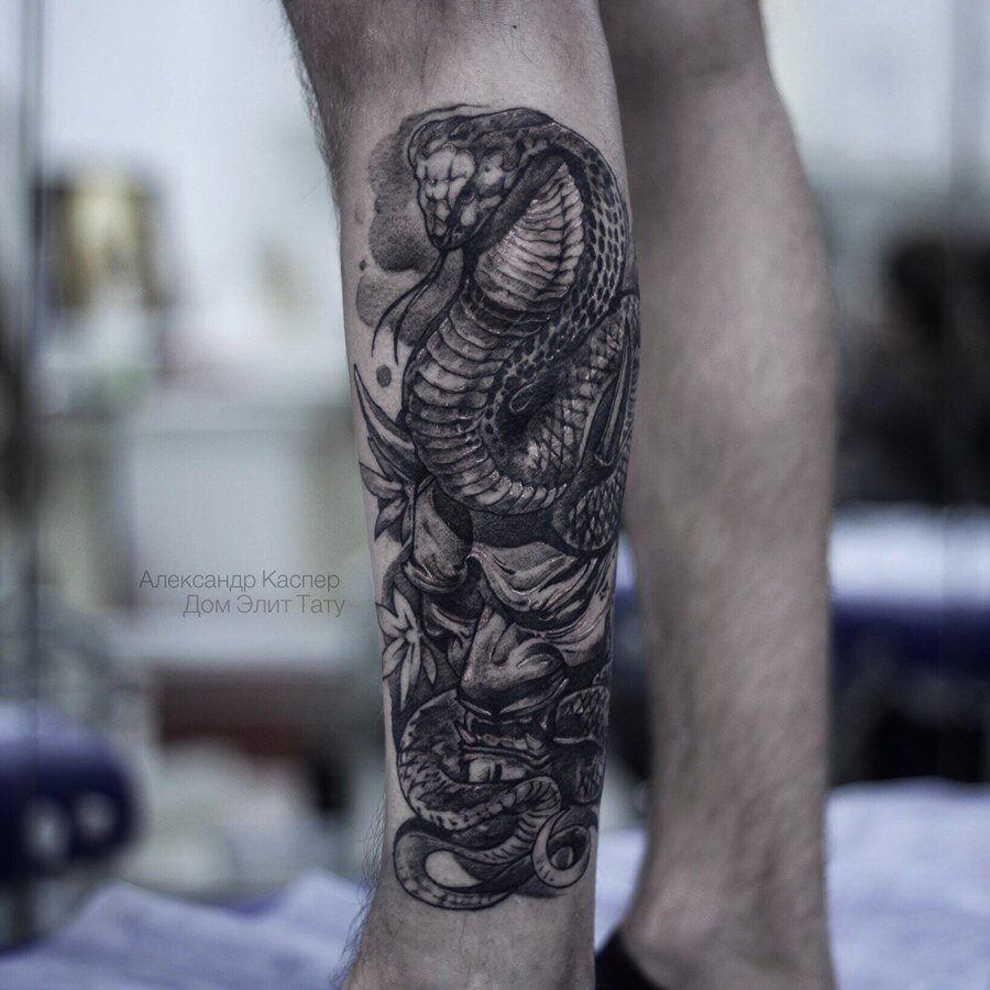 Тату (татуировка) Змея: значение и эскизы женские и мужские