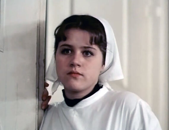 Янина Лисовская. Кадр из фильма «Привет с фронта»