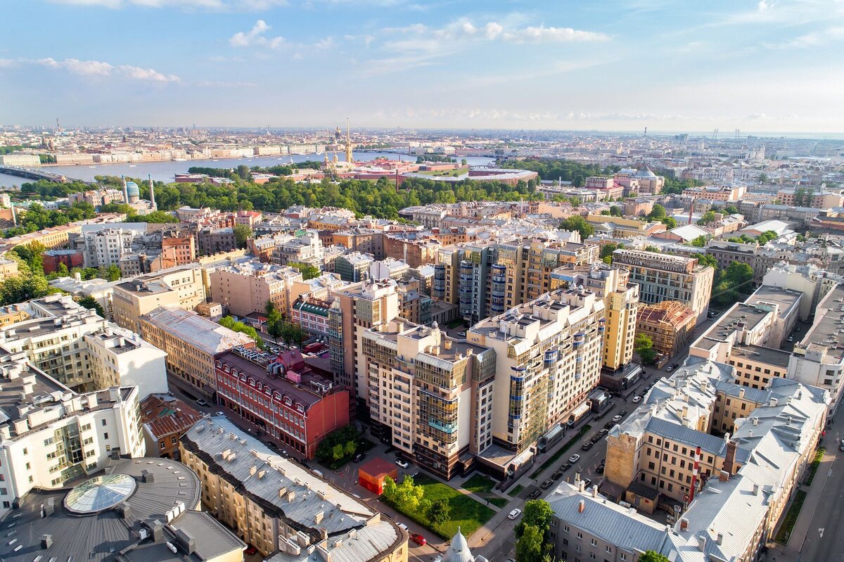 Петроградский район, вид сверху. Фото: PrimeEstate