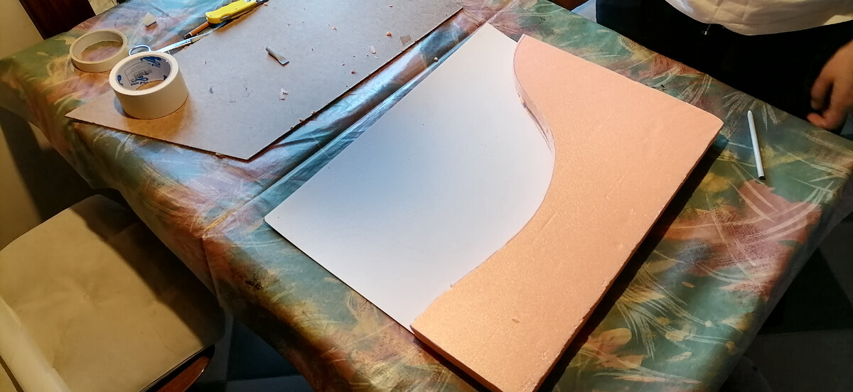 Готово сноване для сухопутной части.