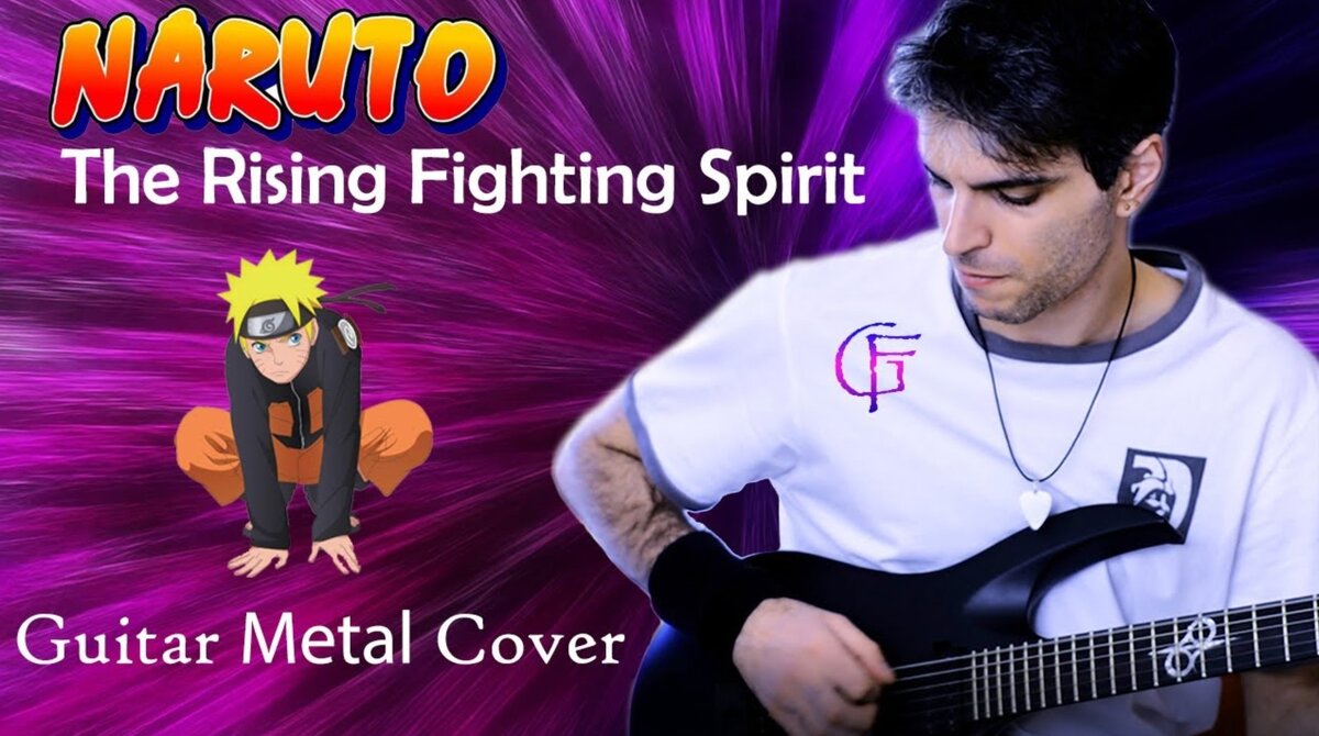 NARUTO - THE RISING FIGHTING SPIRIT (GUITAR METAL COVER) | SKEPTIC | Дзен