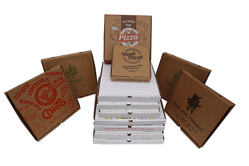 Коробки для пиццы - самосборные короба