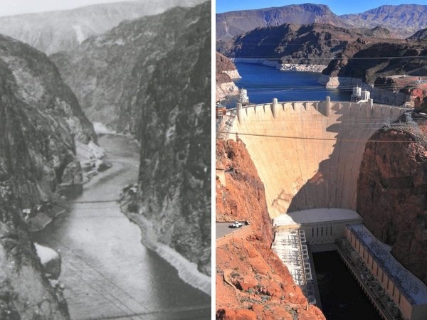 Плотина построена в 1936 году.