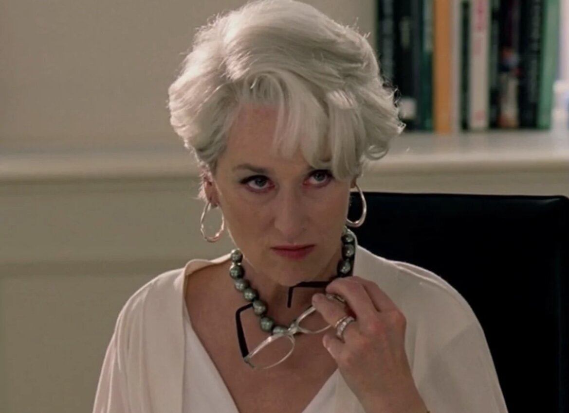 Кадр из фильма «Дьявол носит PRADA»