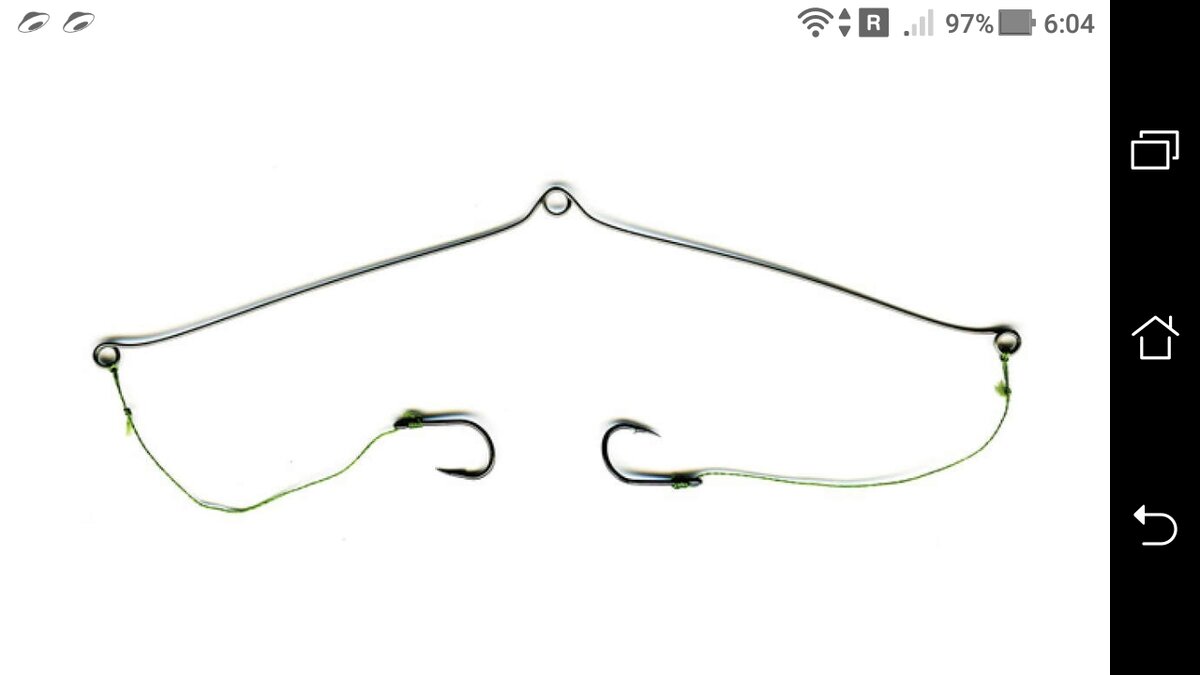 фото Карповый монтаж на фидер с антизакручивателем и коромыслом + вес 30 грамм