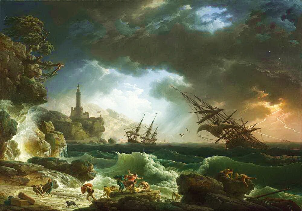 Кораблекрушение в шторм