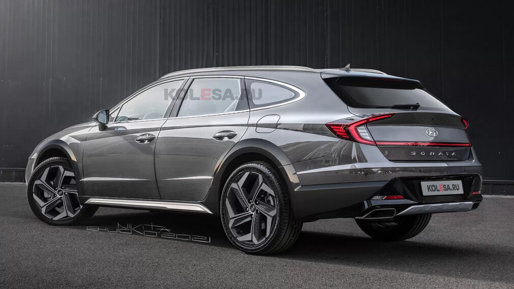 рендер Hyundai Sonata в кузове кросс-универсал