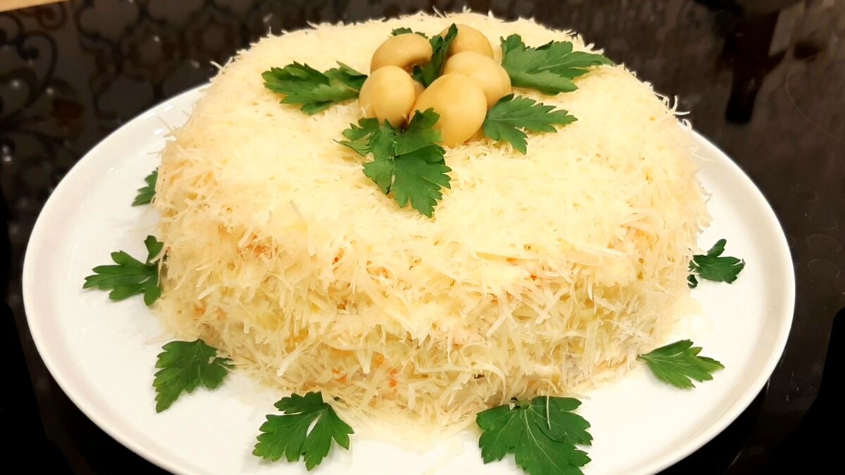 Салат с курицей и грибами - 10 очень вкусных рецептов с фото пошагово