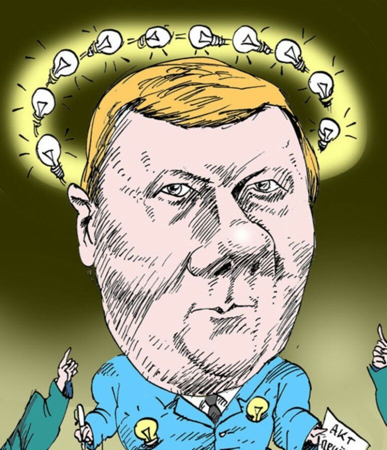 Карикатура на Чубайса из открытых источников