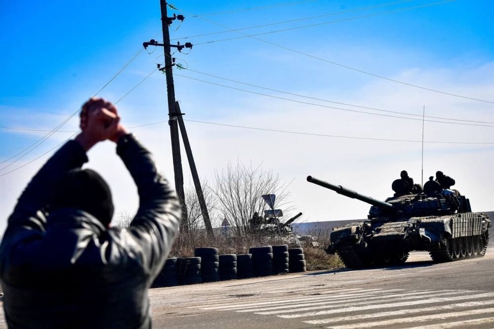 Российские танки на юго-востоке Украины. Источник: t.me/milinfolive
