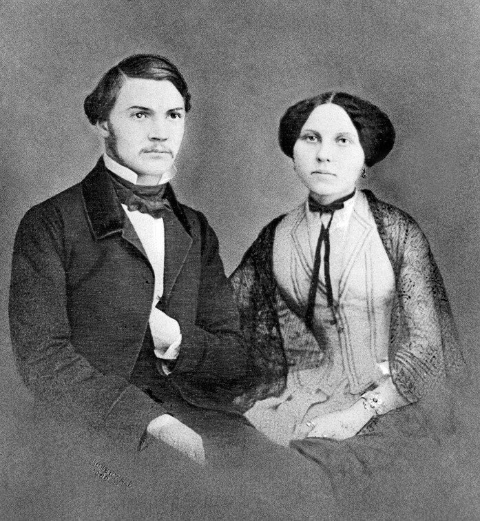 Коншин с женой Ольгой Николаевной. Источник: wikipedia.org
