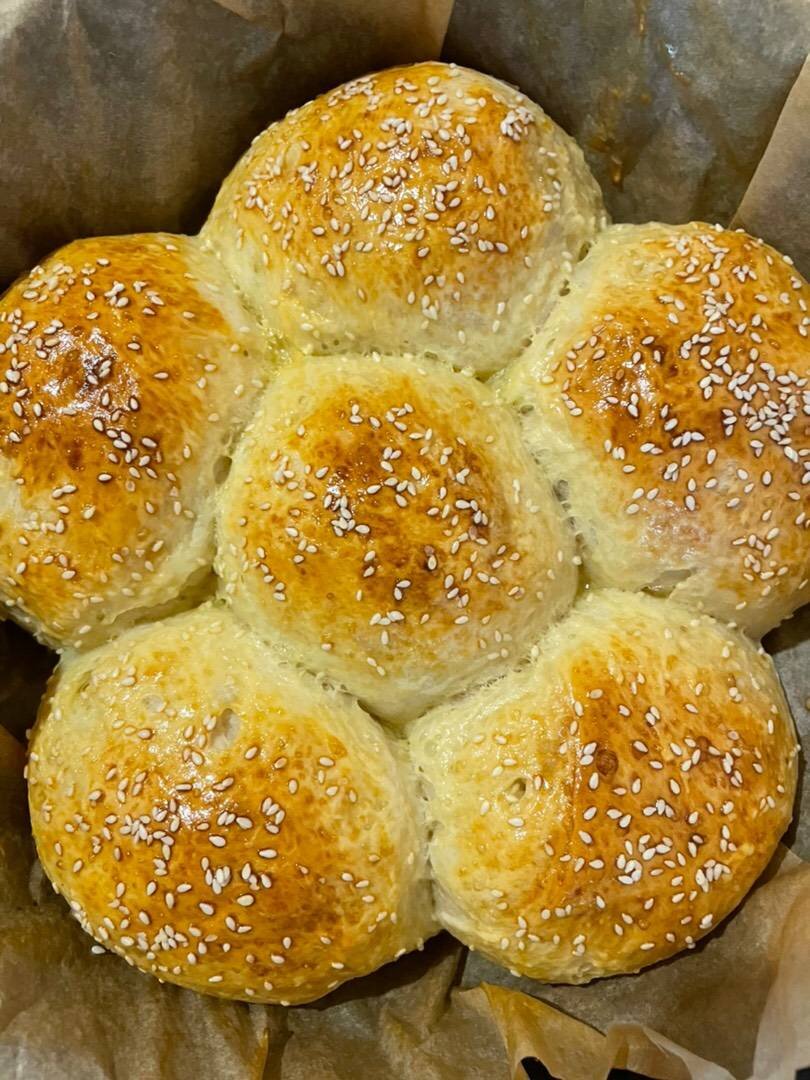 Булочки ромашка рецепт с фото в духовке