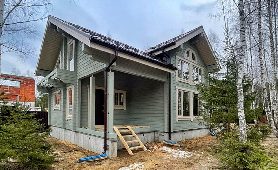 Дом в стиле финской классики 219 м²: проект и фото построенного дома ...