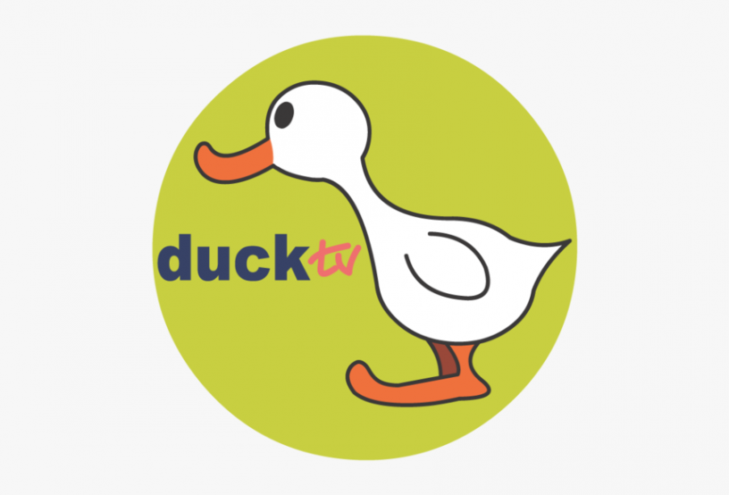 Логотип телеканала Duck TV.