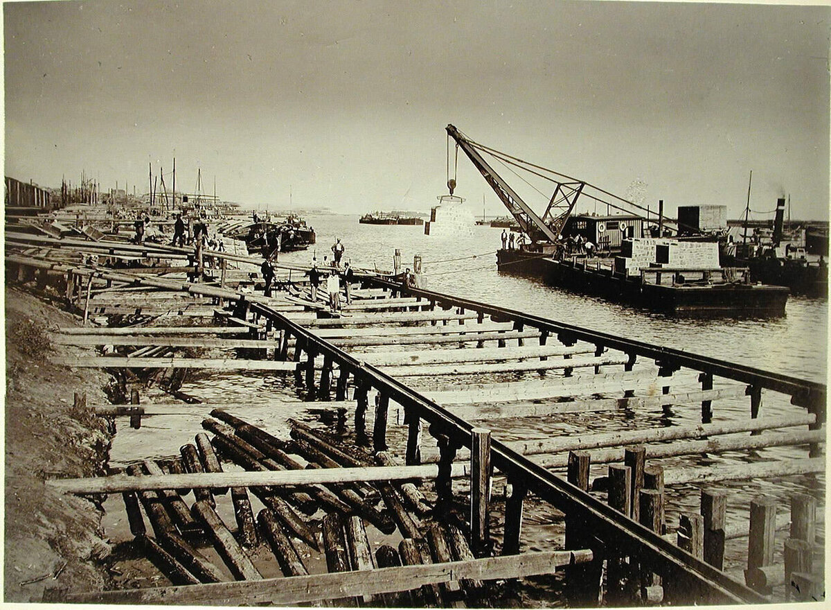 Закладка набережной и порта в Ростове-на-Дону.