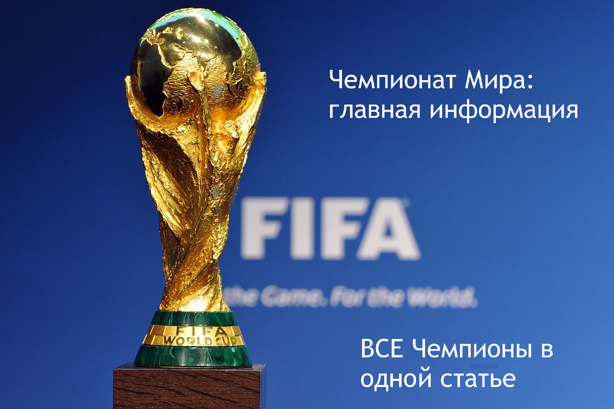 В этой статье обо всех ЧМ по футболу 1930 -2018 годов!