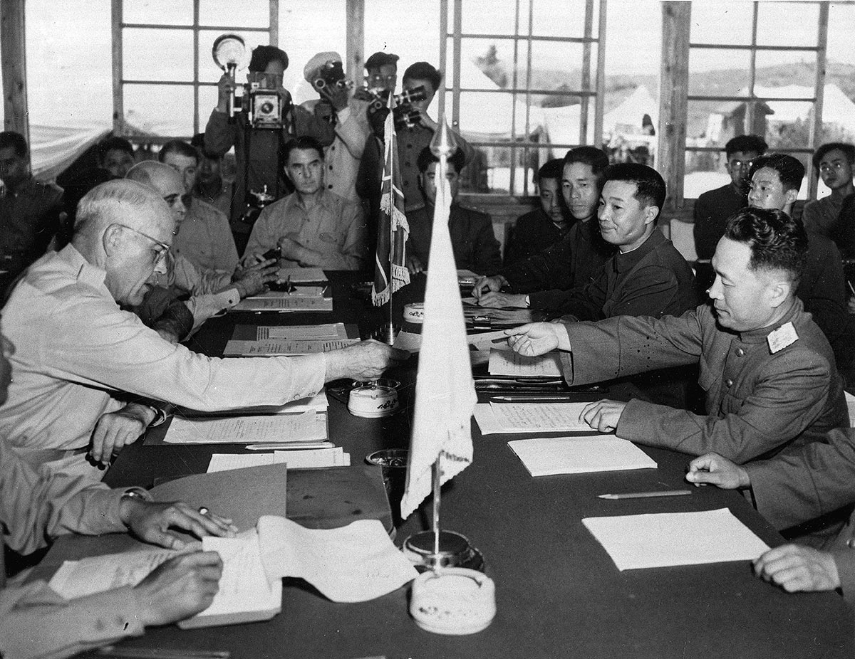 Подписание перемирия в Корее 1953