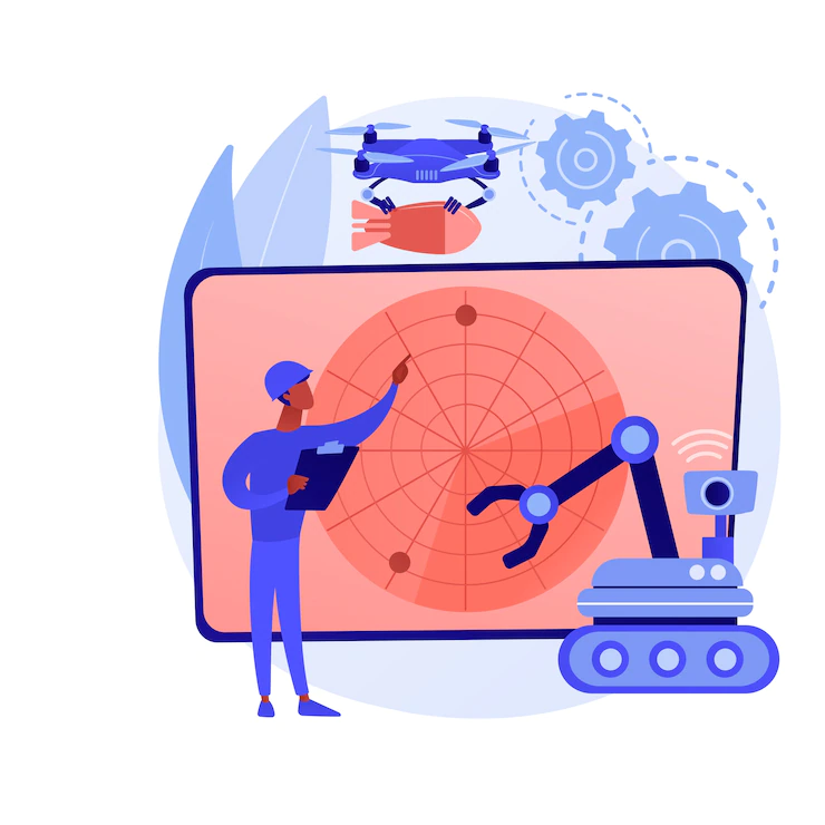 Промышленные роботы используются в производстве для выполнения повторяющихся задач. Они часто являются основными формами машин. Они могут быть стационарными или способными к некоторым движениям, которые автоматизированы и программируемы. 