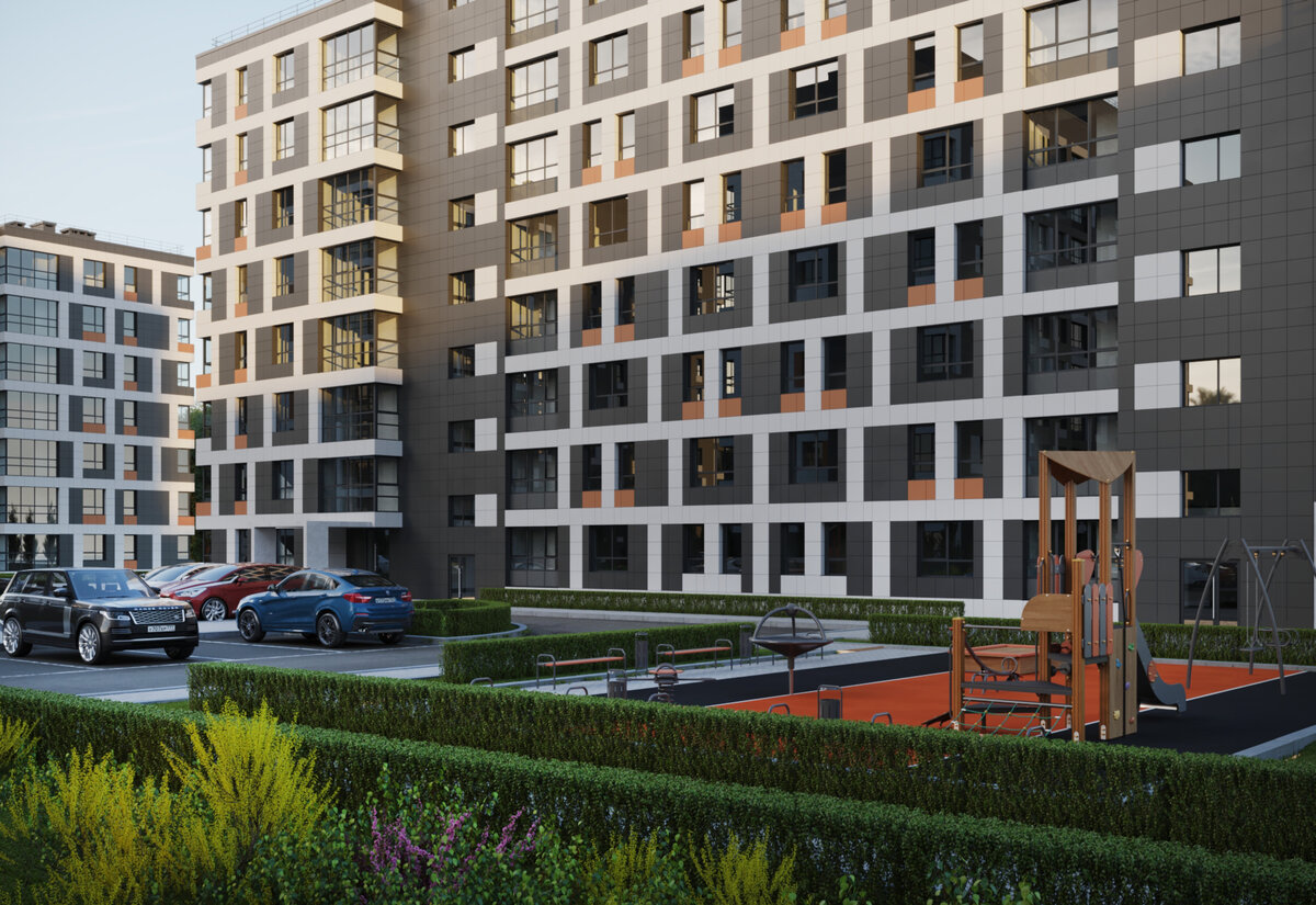 Двор ЖК "Пальмира 2.0"