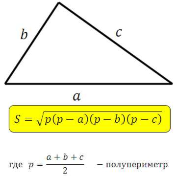 Формула герона задачи на готовых чертежах