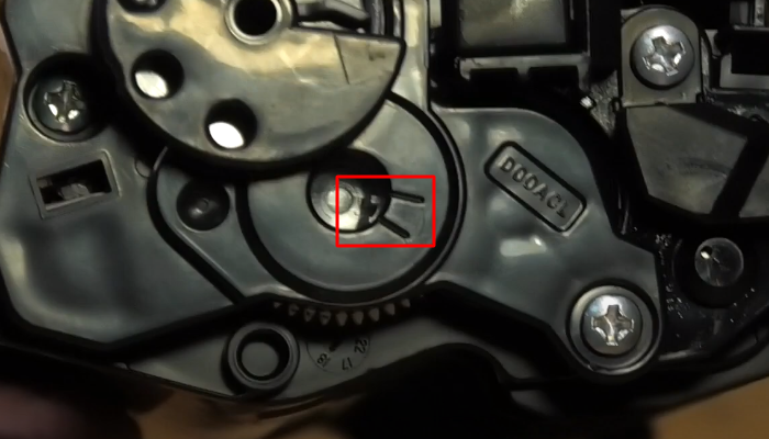 Фото 37. Снимаем стопорное кольцо