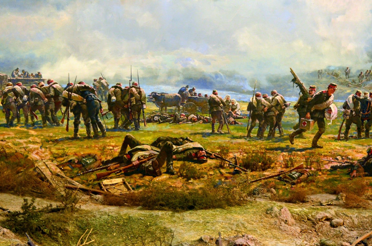 Россия турция 1877 1878. Оборона Плевны 1877.