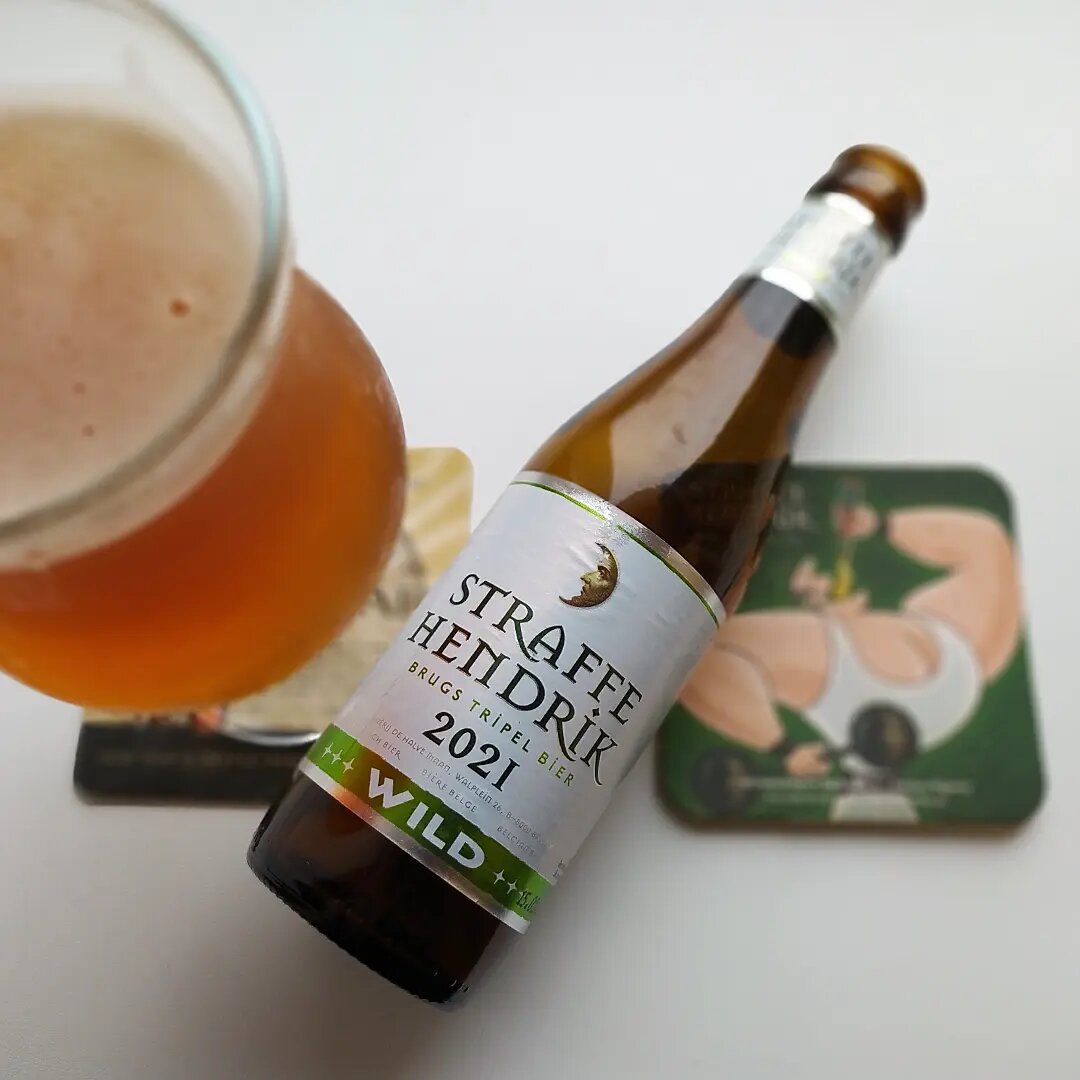 Straffe hendrik brugs wild - это tripel ферментируемый на диких дрожжах ,от Бельгийской🇧🇪 пивоварни De Halve Maan.  ABV (Алк.): 10 % OG (Пл.-2