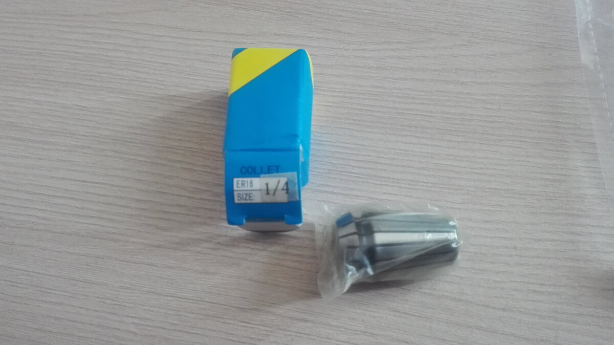 Цанга для фрезера на 1/4" с алиЭкспресс