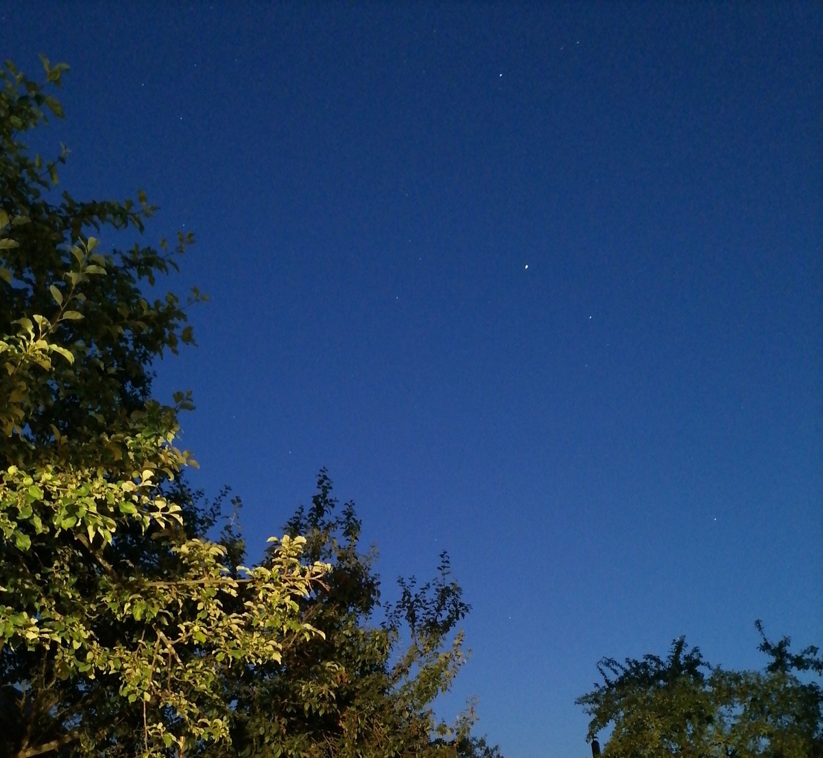 Пример ночьного фото, в режиме «Свет» 